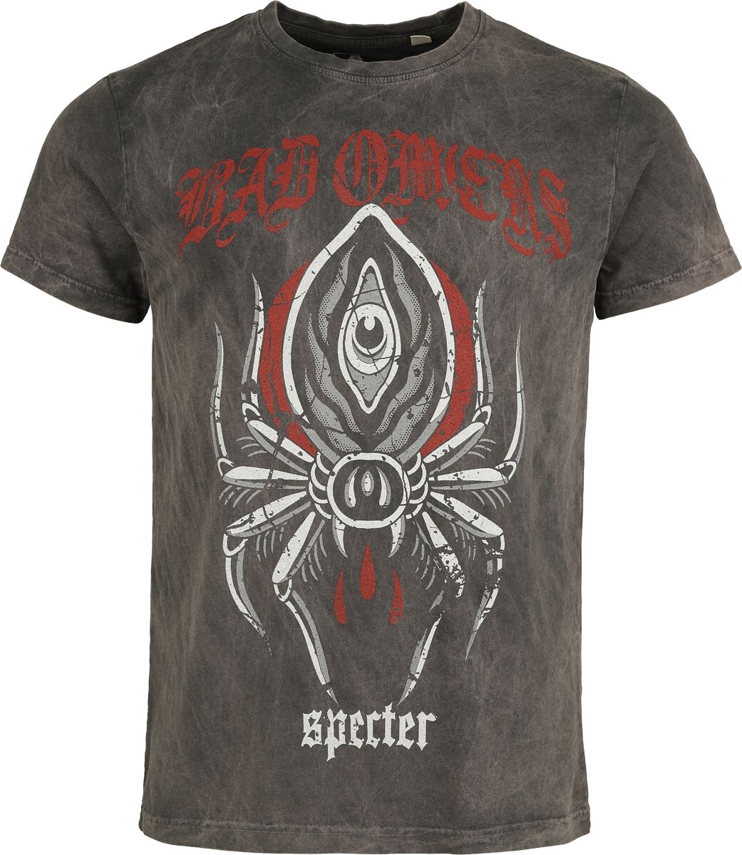 T-Shirt Manches courtes  de Bad Omens - Spider - S à 4XL - pour Homme - gris - Bad Omens