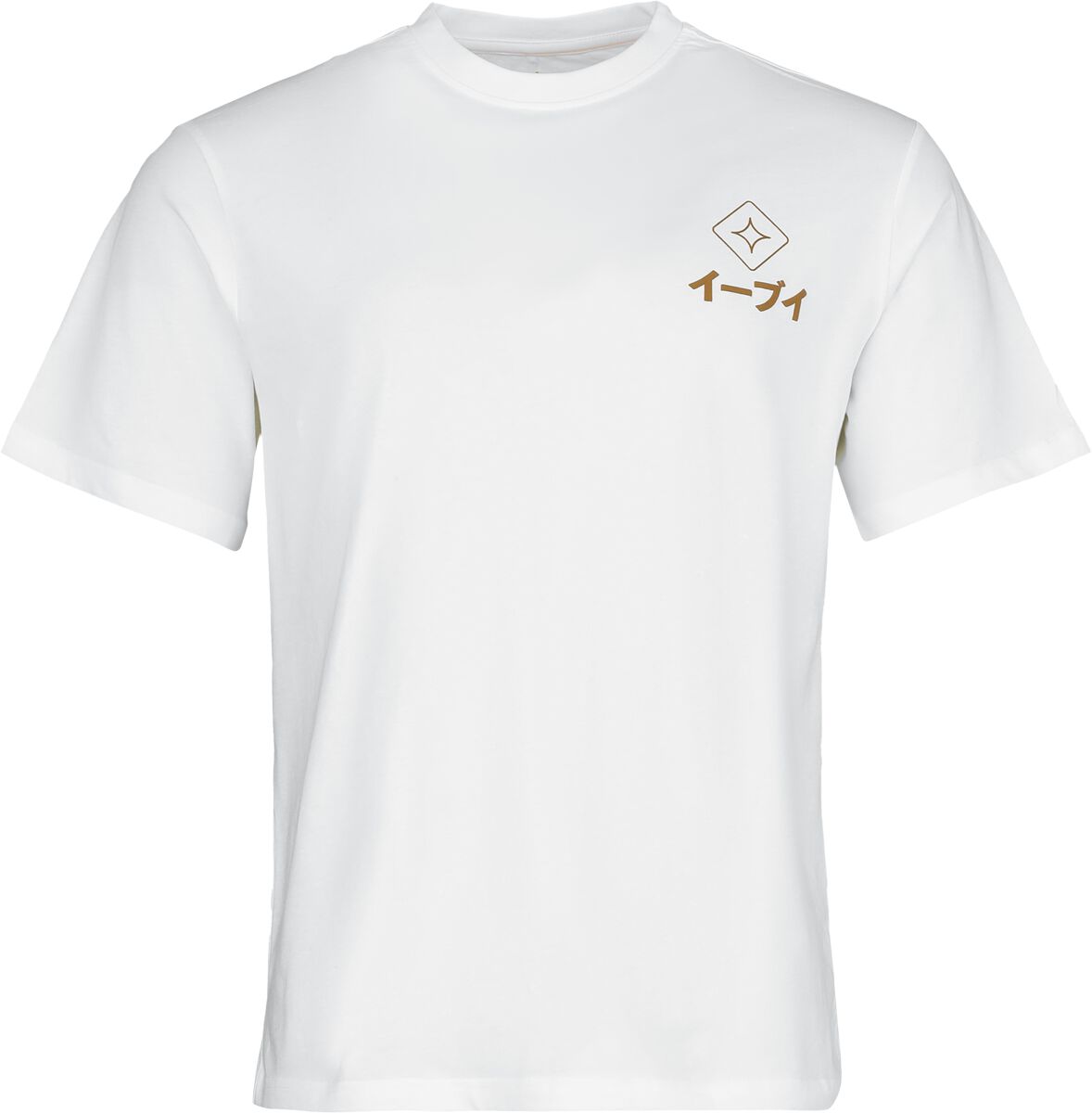 T-Shirt Manches courtes Gaming de Pokémon - Évoli - S à XXL - pour Homme - blanc - Pokémon