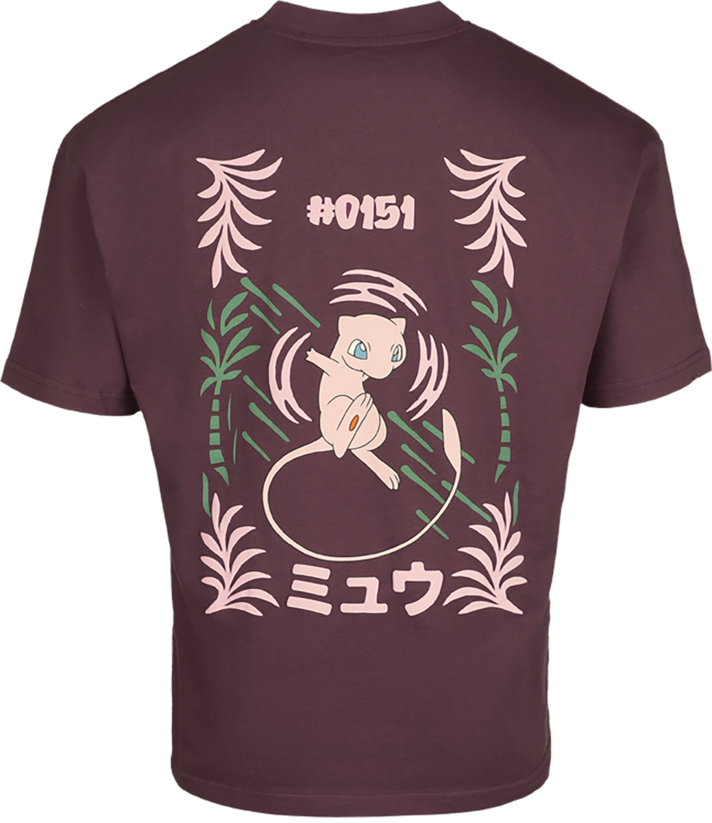 T-Shirt Manches courtes Gaming de Pokémon - Mew - S à XXL - pour Homme - bordeaux - Pokémon - View 2