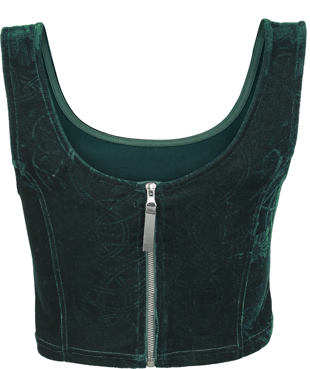 Top  de Black Premium by EMP - Episode of Emerald - S à XXL - pour Femme - vert - Black Premium by EMP - View 2