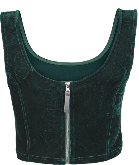 Top  de Black Premium by EMP - Episode of Emerald - S à XXL - pour Femme - vert - Black Premium by EMP - View 2