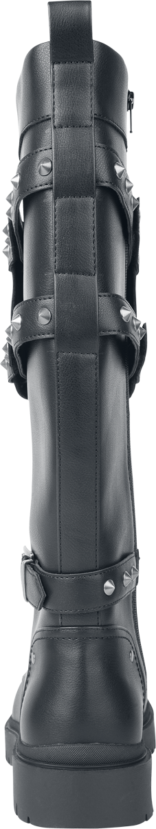 Bottes Gothic de Gothicana by EMP - Countess Bathory Kunstleder Stiefel - EU39 à EU46 - pour Homme - noir - Gothicana by EMP - View 2