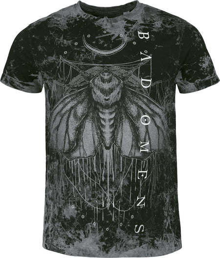 T-Shirt Manches courtes  de Bad Omens - Shadow Moth - S à 4XL - pour Homme - noir - Bad Omens