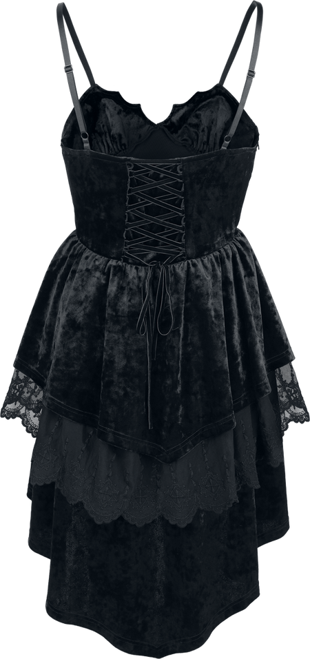 Robe courte Gothic de Gothicana by EMP - Countess Bathory - S à XXL - pour Femme - noir - Gothicana by EMP - View 2