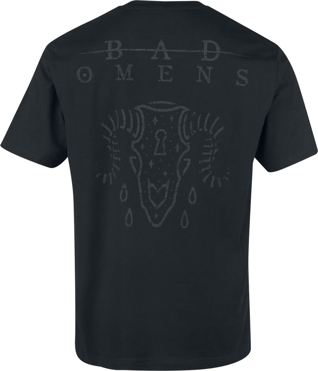 T-Shirt Manches courtes  de Bad Omens - Ram Skull - S à XXL - pour Homme - noir - Bad Omens - View 2