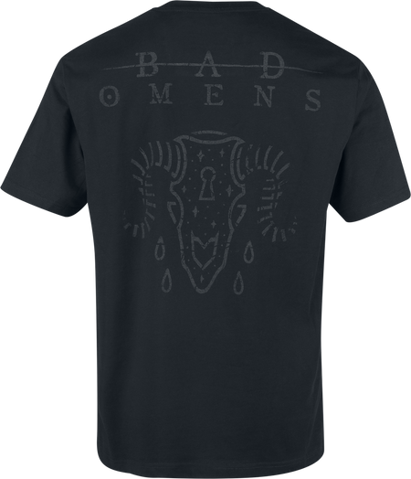 T-Shirt Manches courtes  de Bad Omens - Ram Skull - S à XXL - pour Homme - noir - Bad Omens - View 2