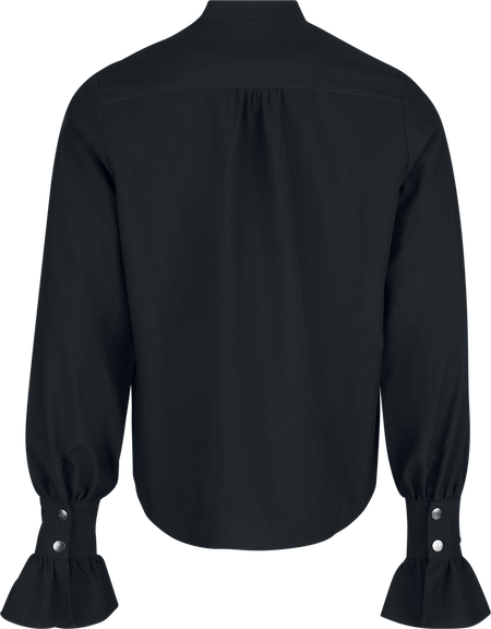 Chemise manches longues Gothic de Gothicana by EMP - Countess Bathory - S à XXL - pour Homme - noir - Gothicana by EMP - View 2