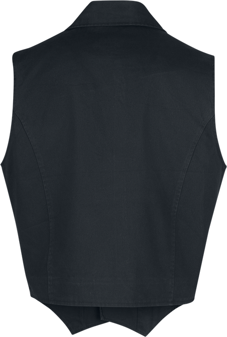 Veste Sans Manches Gothic de Gothicana by EMP - Countess Bathory - S à XXL - pour Homme - noir - Gothicana by EMP - View 2