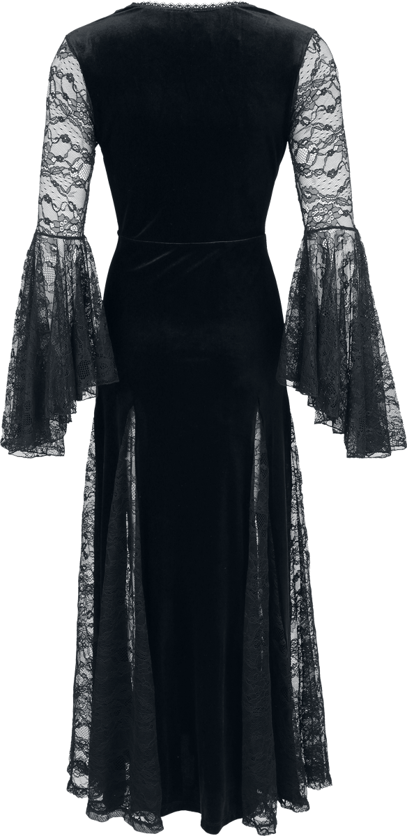 Robe longue Gothic de Gothicana by EMP - Countess Bathory - S à XXL - pour Femme - noir - Gothicana by EMP - View 2