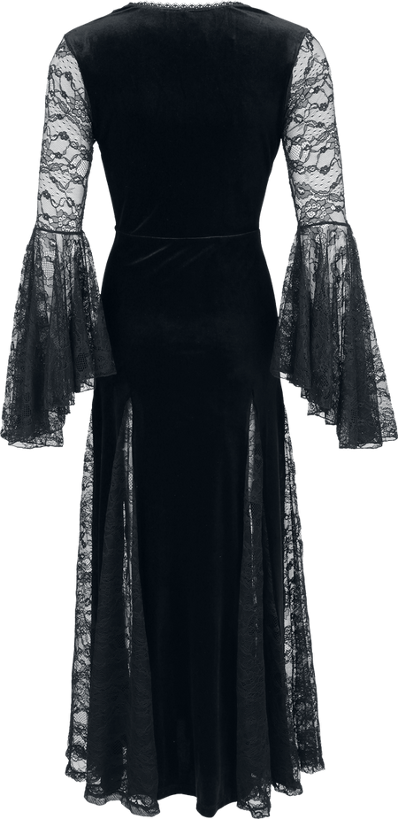 Robe longue Gothic de Gothicana by EMP - Countess Bathory - S à XXL - pour Femme - noir - Gothicana by EMP - View 2