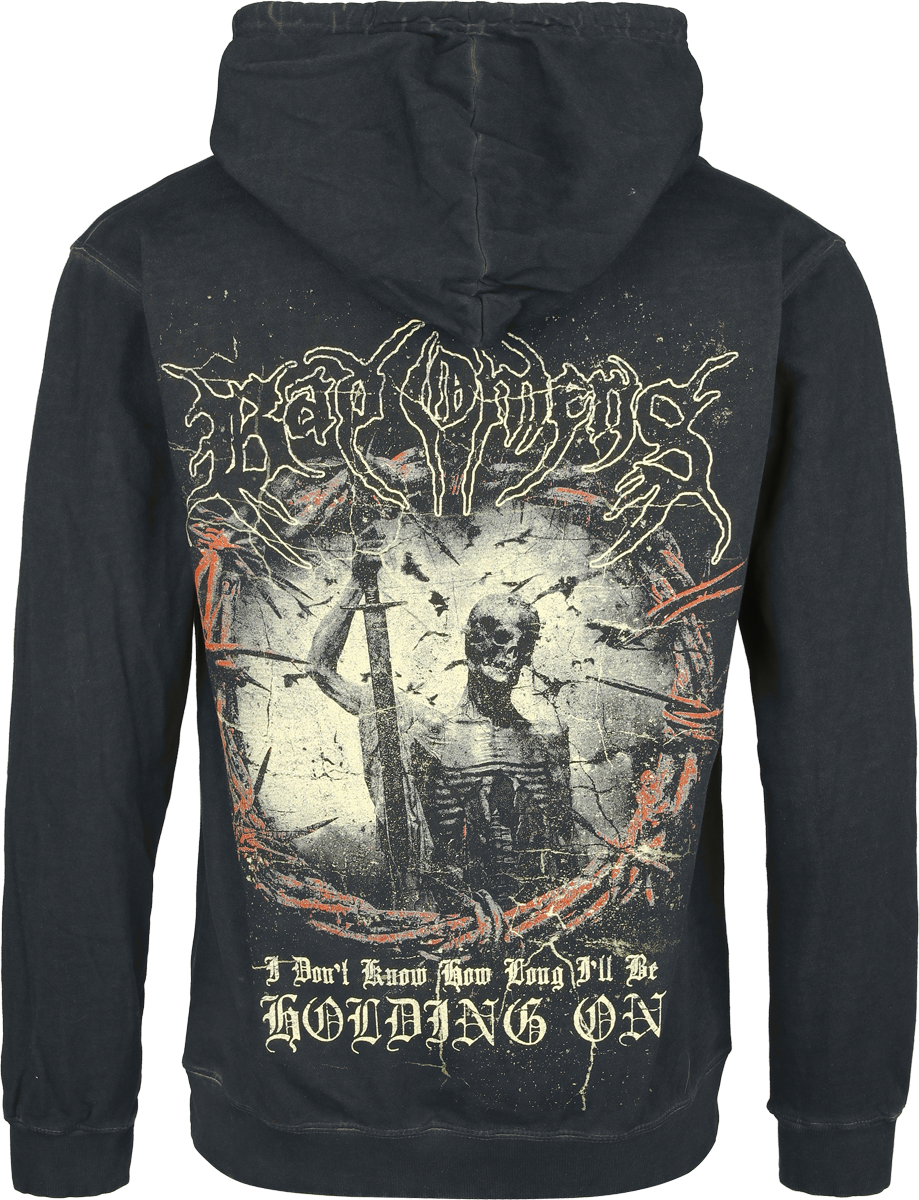 Sweat-shirt à capuche  de Bad Omens - Draugr - S à XXL - pour Homme - gris - Bad Omens - View 2