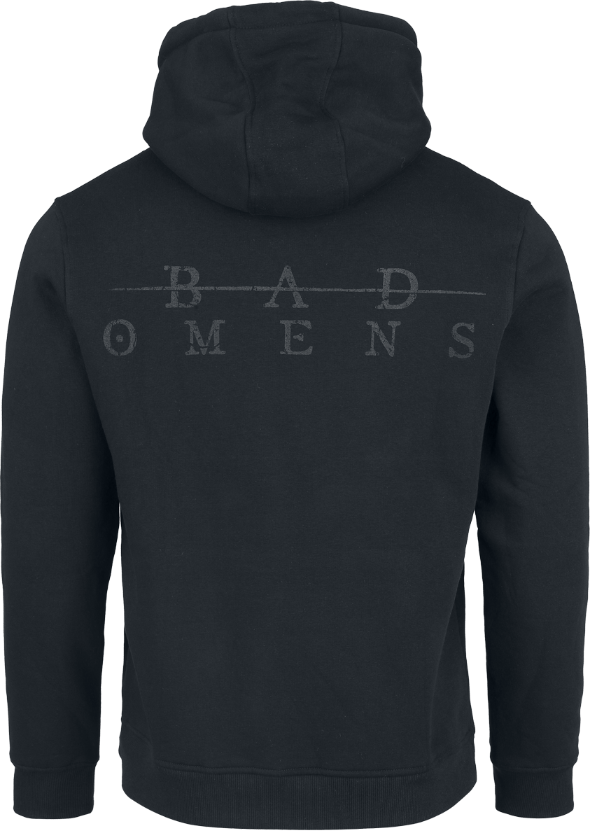 Sweat-shirt à capuche  de Bad Omens - Ram Skull - S à XXL - pour Homme - noir - Bad Omens - View 2