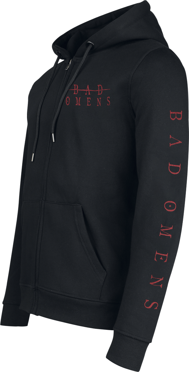 Sweat-shirt zippé à capuche  de Bad Omens - Specter - S à XXL - pour Homme - noir - Bad Omens - View 2