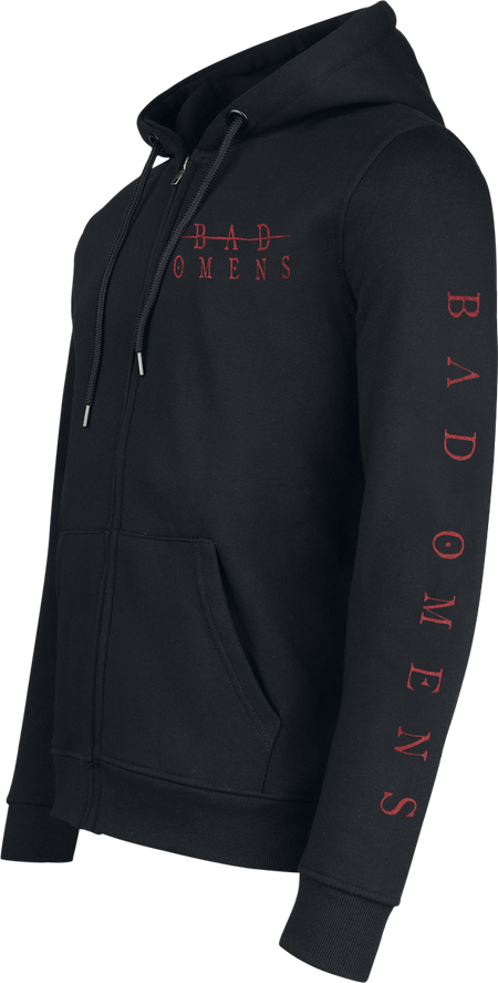 Sweat-shirt zippé à capuche  de Bad Omens - Specter - S à XXL - pour Homme - noir - Bad Omens - View 2