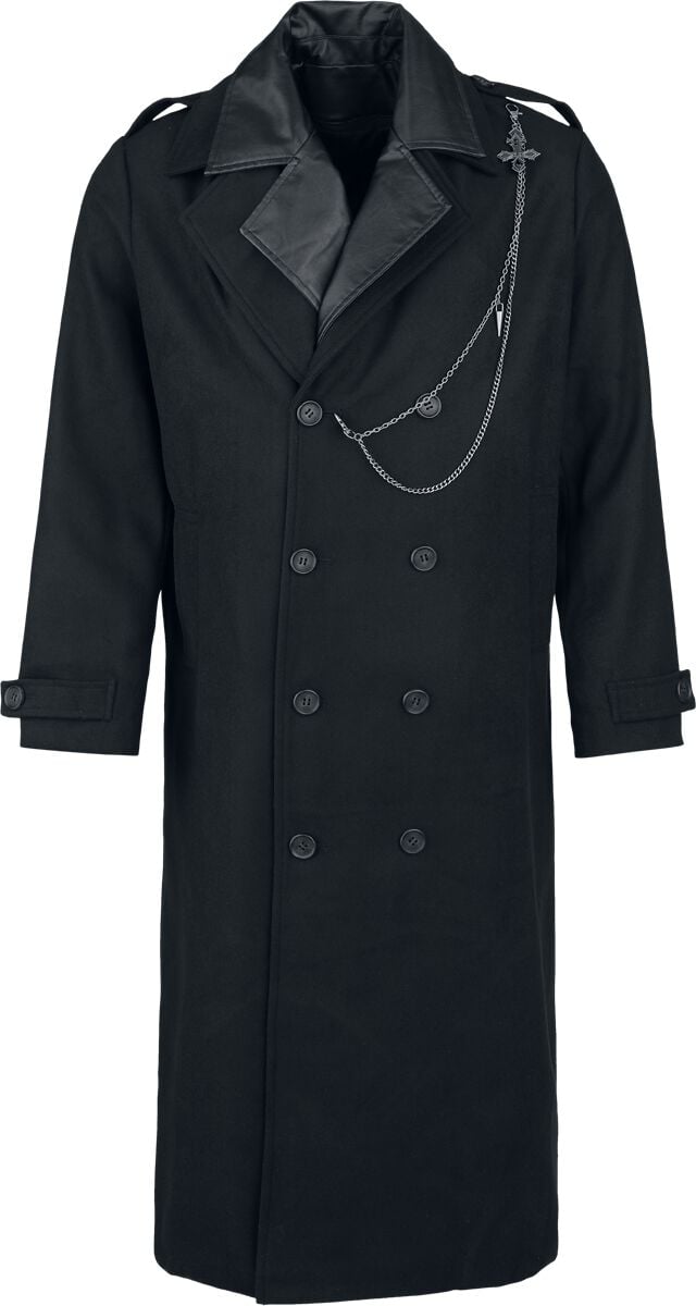 Manteaux Gothic de Gothicana by EMP - Eternal Allure - S à XXL - pour Homme - noir - Gothicana by EMP