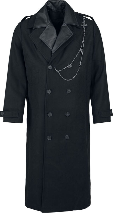 Manteaux Gothic de Gothicana by EMP - Eternal Allure - S à XXL - pour Homme - noir - Gothicana by EMP