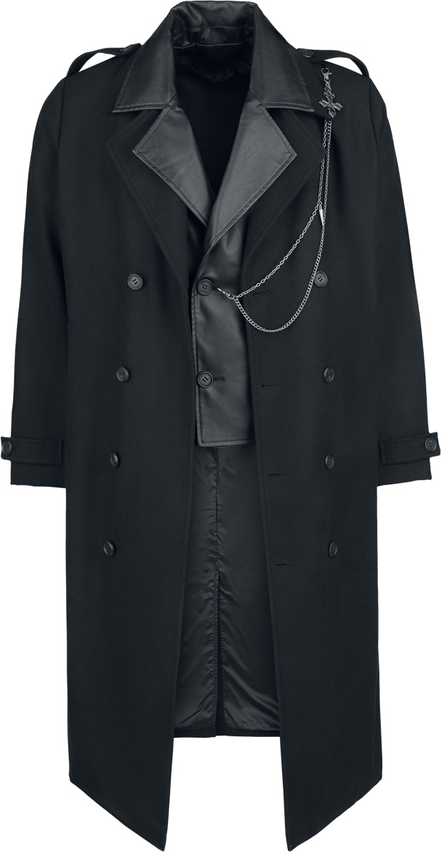 Manteaux Gothic de Gothicana by EMP - Eternal Allure - S à XXL - pour Homme - noir - Gothicana by EMP - View 2