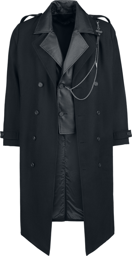 Manteaux Gothic de Gothicana by EMP - Eternal Allure - S à XXL - pour Homme - noir - Gothicana by EMP - View 2