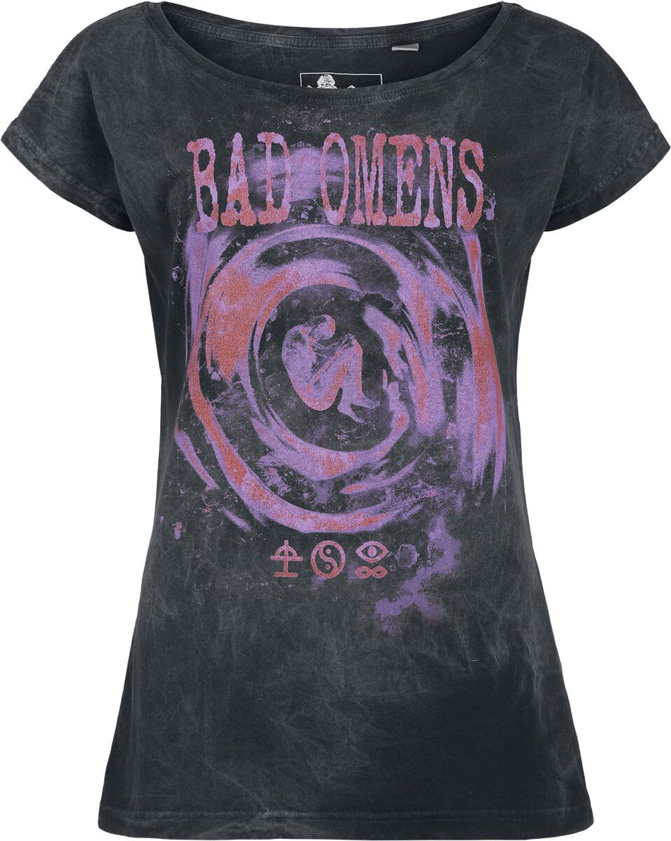T-Shirt Manches courtes  de Bad Omens - The Drain - S à 4XL - pour Femme - anthracite - Bad Omens