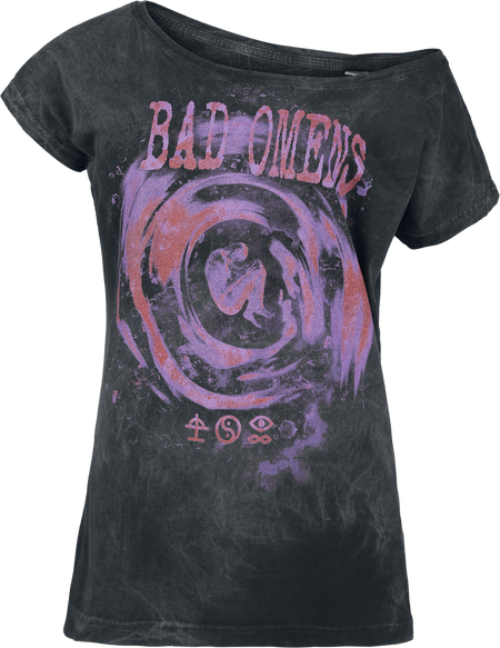 T-Shirt Manches courtes  de Bad Omens - The Drain - S à 4XL - pour Femme - anthracite - Bad Omens - View 2