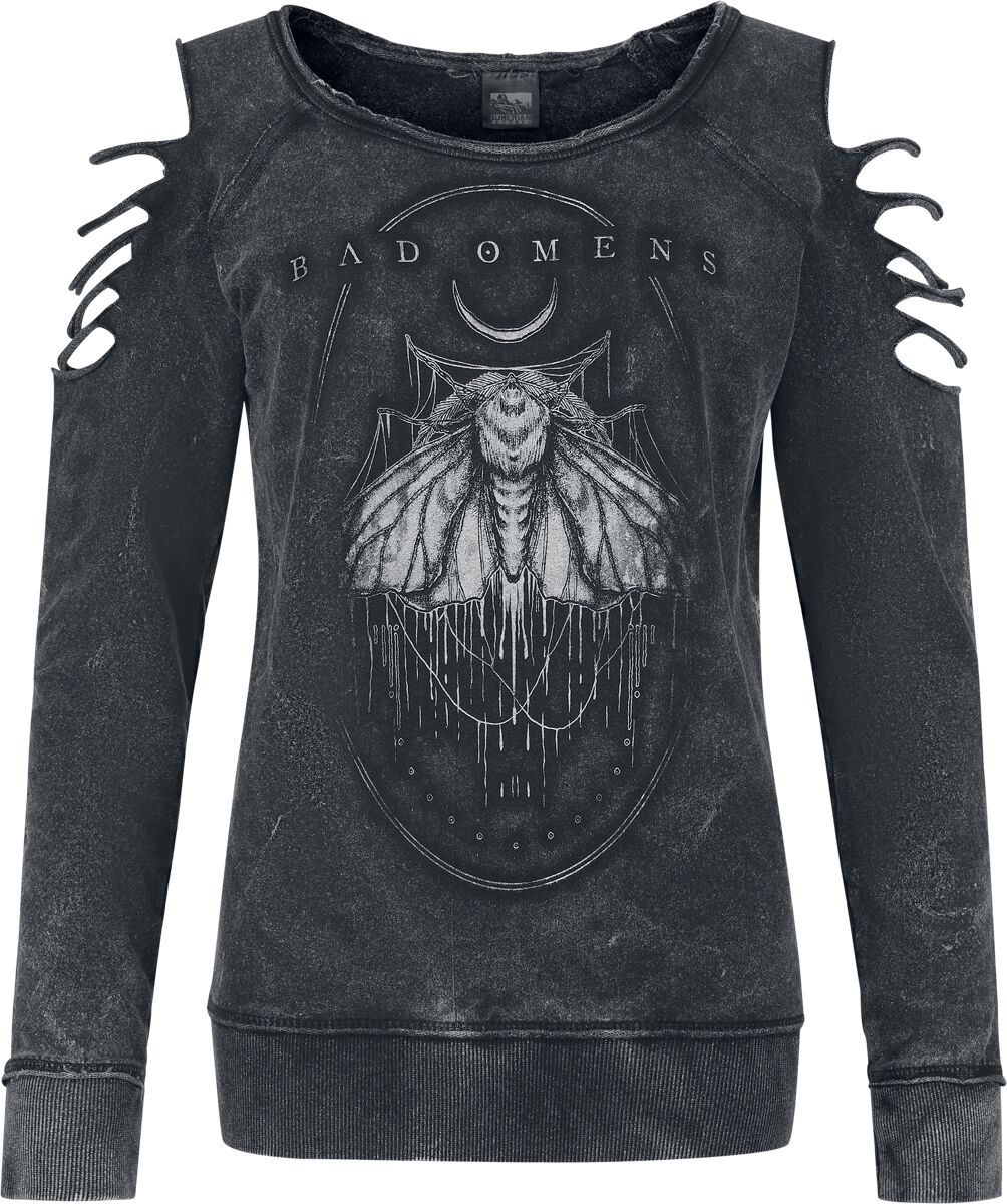 Sweat-shirt  de Bad Omens - Moth - S à XXL - pour Femme - anthracite - Bad Omens