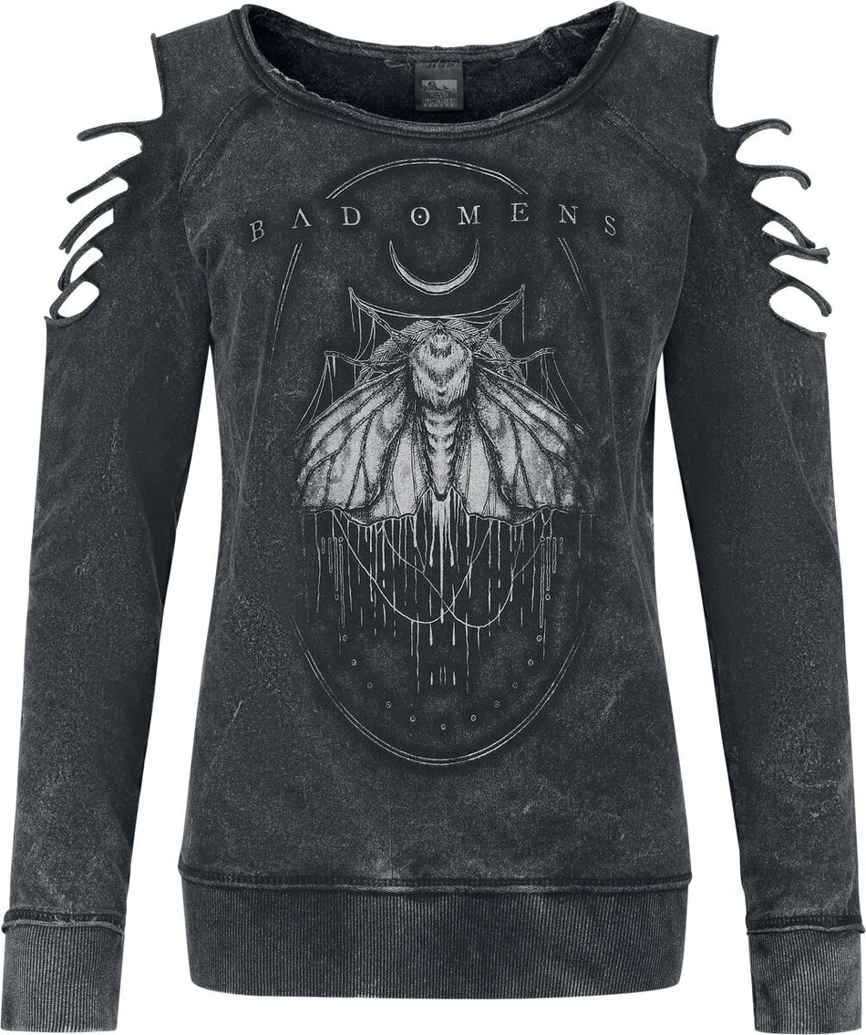 Sweat-shirt  de Bad Omens - Moth - S à XXL - pour Femme - anthracite - Bad Omens