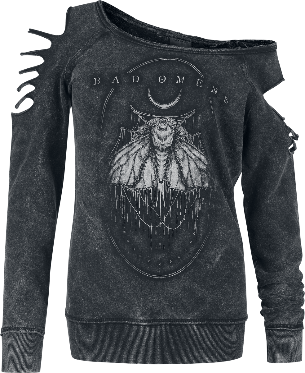Sweat-shirt  de Bad Omens - Moth - S à XXL - pour Femme - anthracite - Bad Omens - View 2