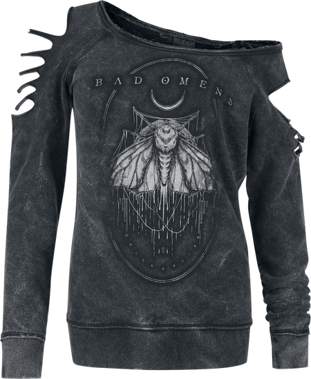 Sweat-shirt  de Bad Omens - Moth - S à XXL - pour Femme - anthracite - Bad Omens - View 2