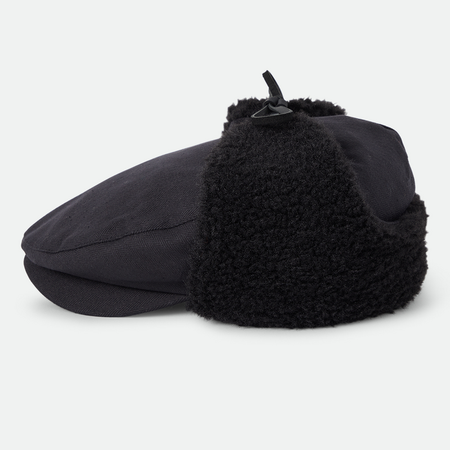 Bonnet  de Brixton - Barrel Earflap Snap Cap - pour Unisexe - noir - brixton - View 2