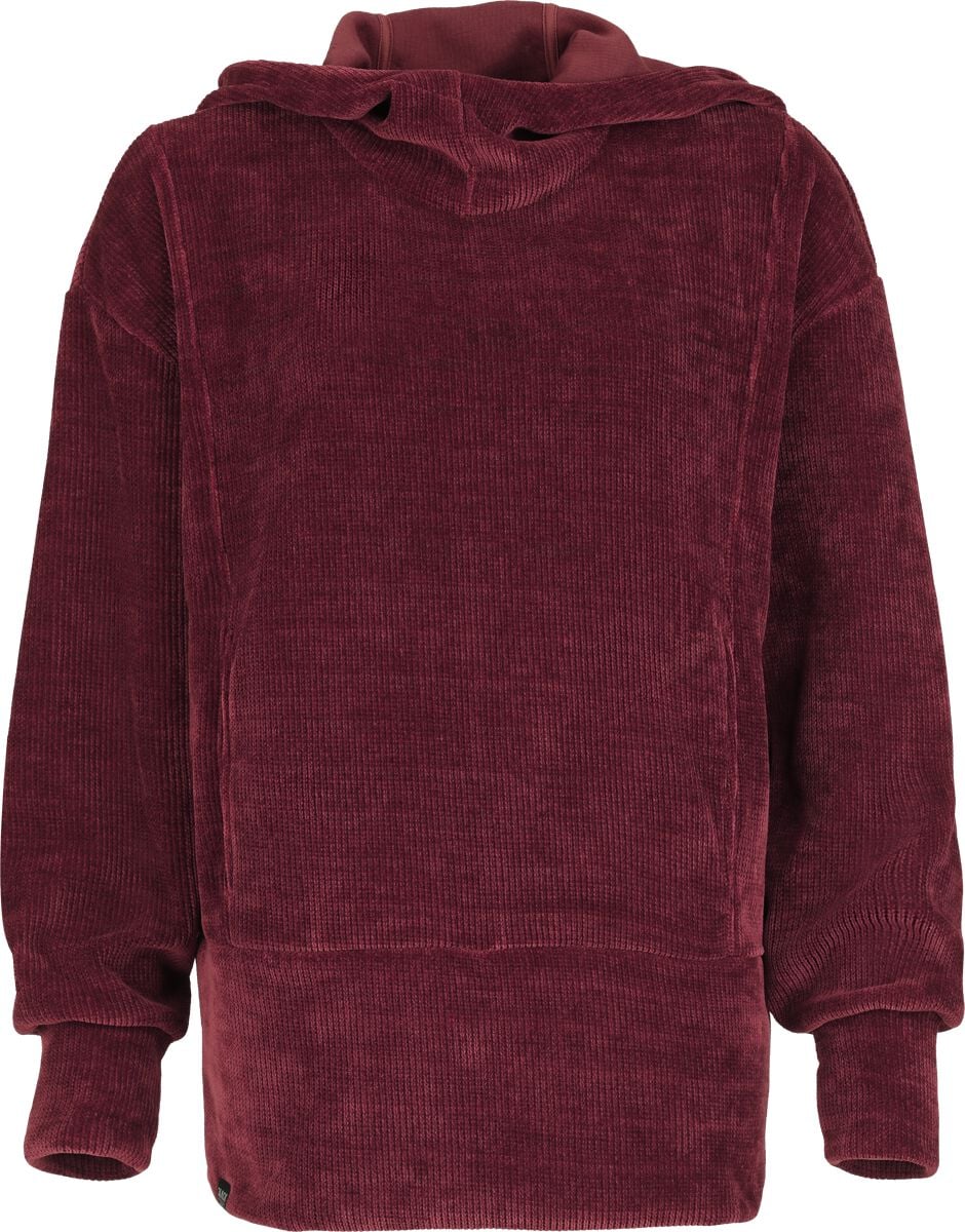 Sweat-shirt à capuche  de Black Premium by EMP - Essentiel - S à XXL - pour Femme - bordeaux - Black Premium by EMP