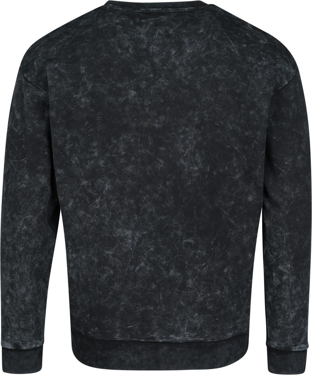 Sweat-shirt  de Sesame Street - Krümelmonster - Oversized - S à XXL - pour Homme - noir - Sesame Street - View 2