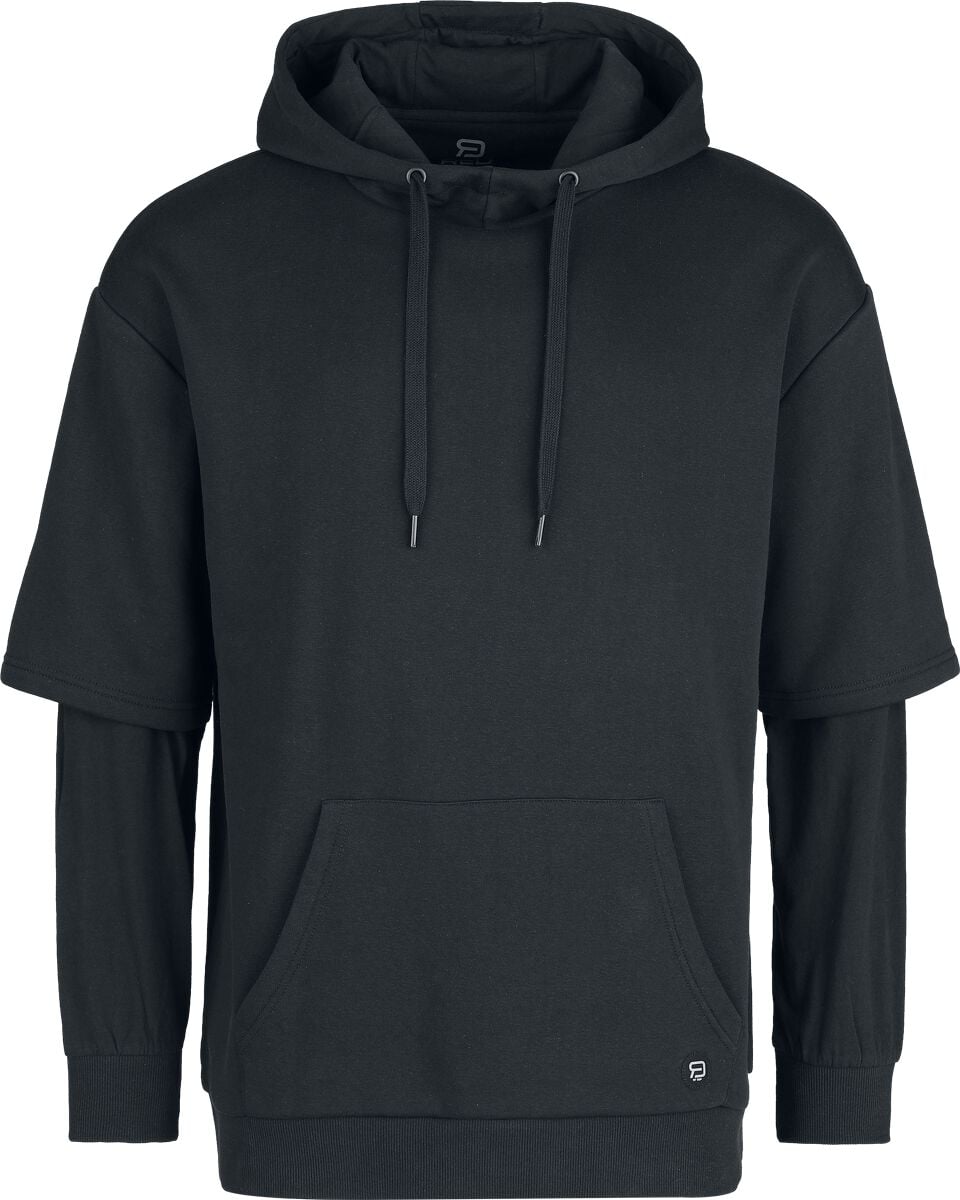 Sweat-shirt à capuche  de RED by EMP - Double Layer Look Hoodie - S à XXL - pour Homme - noir - RED by EMP