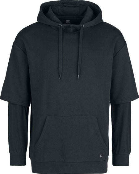 Sweat-shirt à capuche  de RED by EMP - Double Layer Look Hoodie - S à XXL - pour Homme - noir - RED by EMP