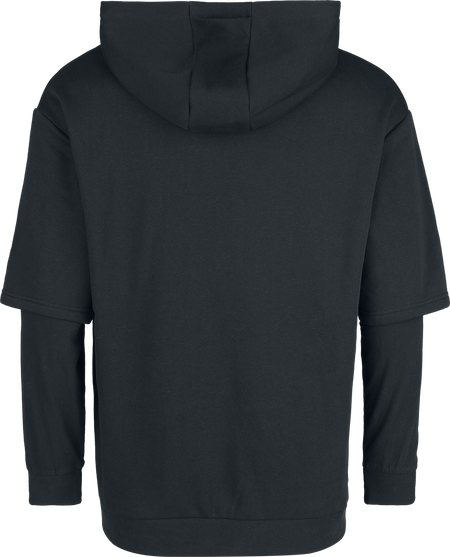 Sweat-shirt à capuche  de RED by EMP - Double Layer Look Hoodie - S à XXL - pour Homme - noir - RED by EMP - View 2