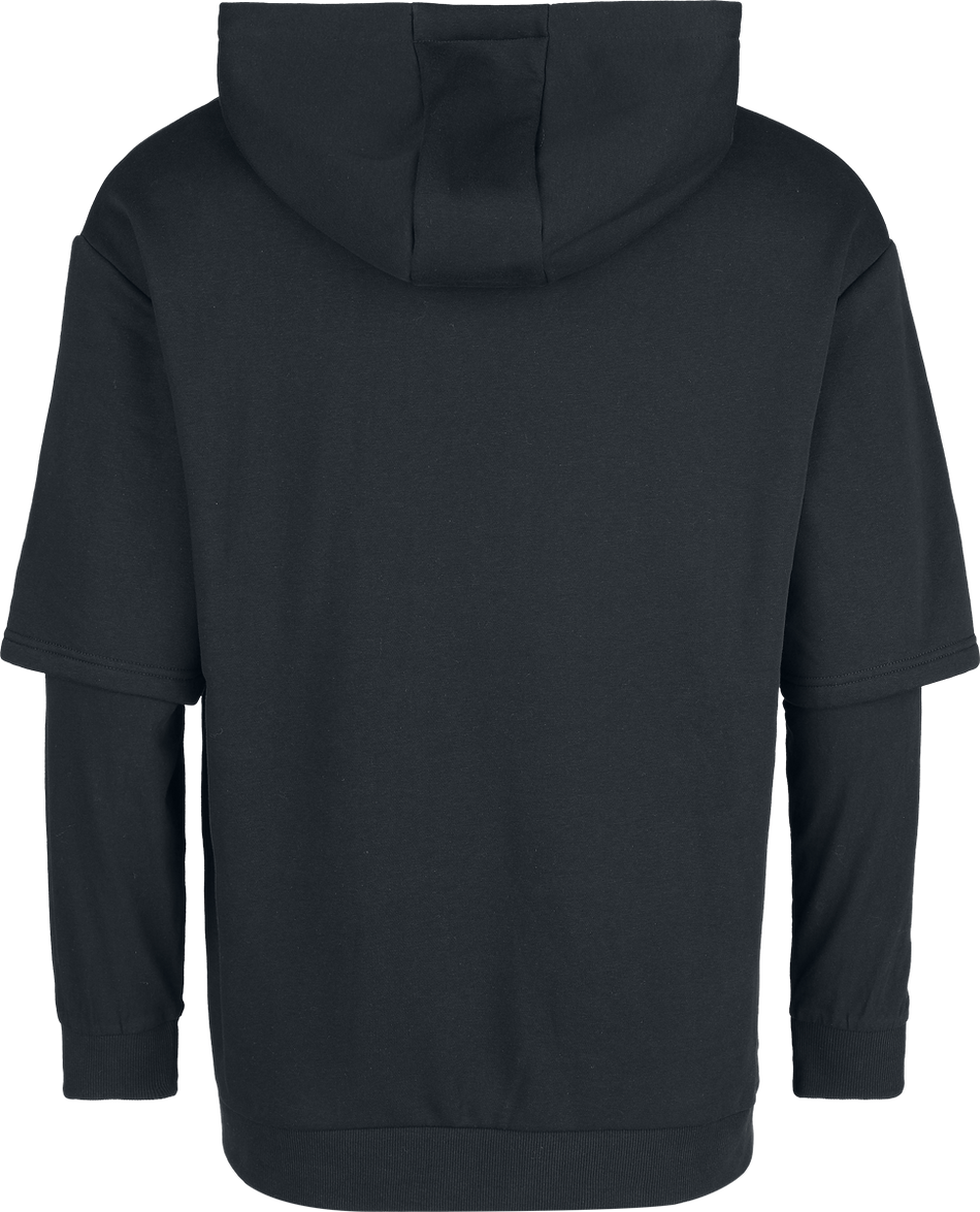 Sweat-shirt à capuche  de RED by EMP - Double Layer Look Hoodie - S à XXL - pour Homme - noir - RED by EMP - View 2