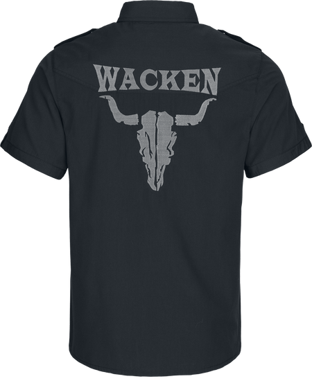 Chemise manches courtes  de Wacken Open Air - Wacken - S à 5XL - pour Homme - noir - Wacken Open Air - View 2