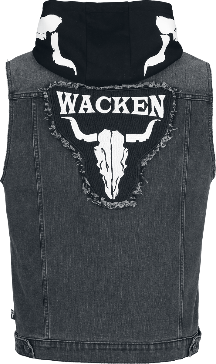 Veste Sans Manches  de Wacken Open Air - Wacken - M à 5XL - pour Homme - gris - Wacken Open Air - View 2