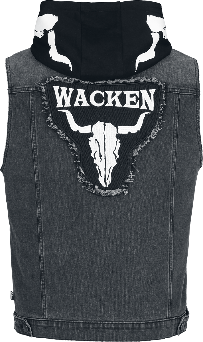 Veste Sans Manches  de Wacken Open Air - Wacken - M à 5XL - pour Homme - gris - Wacken Open Air - View 2