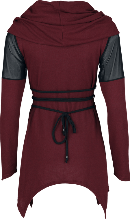 T-shirt manches longues  de Black Premium by EMP - Celtic Blessing - S à XXL - pour Femme - bordeaux - Black Premium by EMP - View 2