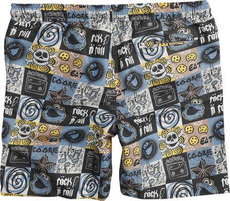 Short de bain  de Sesame Street - Krümelmonster - Rock N' Roll - M à XXL - pour Homme - multicolore - Sesame Street - View 2