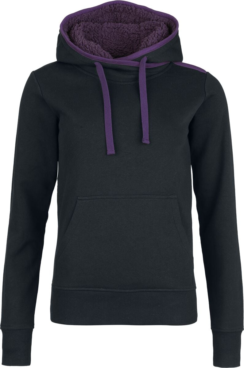 Sweat-shirt à capuche  de RED by EMP - S à XXL - pour Femme - noir/lilas - RED by EMP