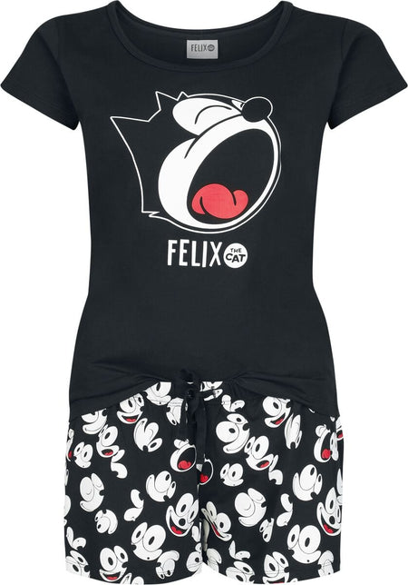 Pyjama  de Félix Le Chat - Felix Fatigué - S à 3XL - pour Femme - noir - Félix Le Chat