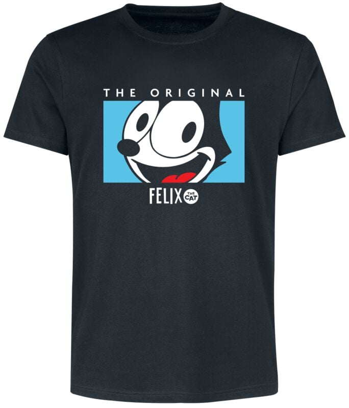 T-Shirt Manches courtes  de Félix Le Chat - Felix - The Original - S à 3XL - pour Homme - noir - Félix Le Chat