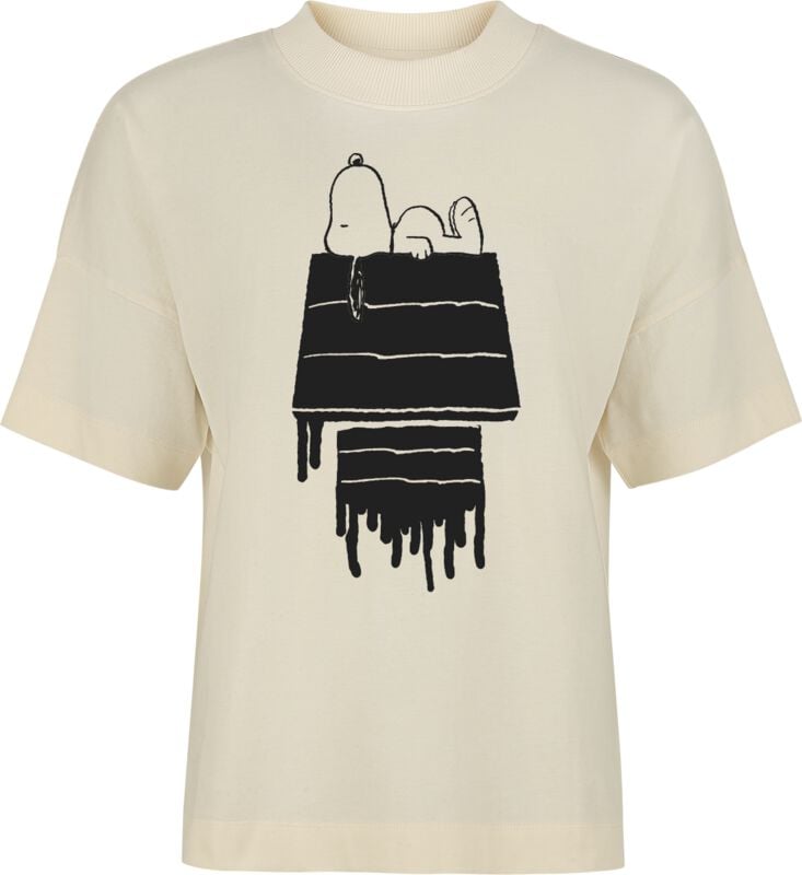 T-Shirt Manches courtes  de Snoopy - Snoopy - Leaky Doghouse - S à 3XL - pour Femme - naturel - Snoopy