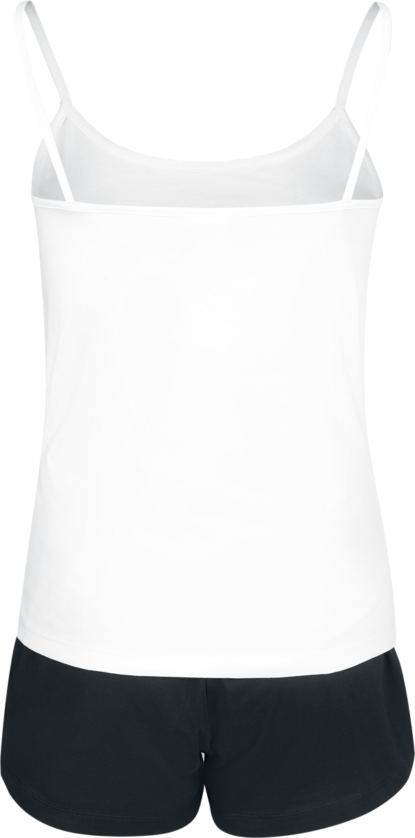 Pyjama  de Snoopy - S à 3XL - pour Femme - blanc/noir - Snoopy - View 2