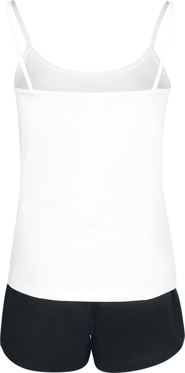 Pyjama  de Snoopy - S à 3XL - pour Femme - blanc/noir - Snoopy - View 2
