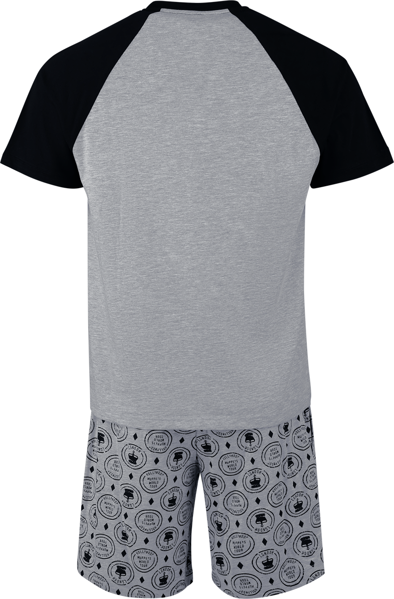 Pyjama  de Les Muppets - Animal - M à 3XL - pour Homme - gris/noir - Les Muppets - View 2