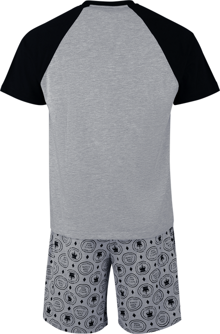Pyjama  de Les Muppets - Animal - M à 3XL - pour Homme - gris/noir - Les Muppets - View 2