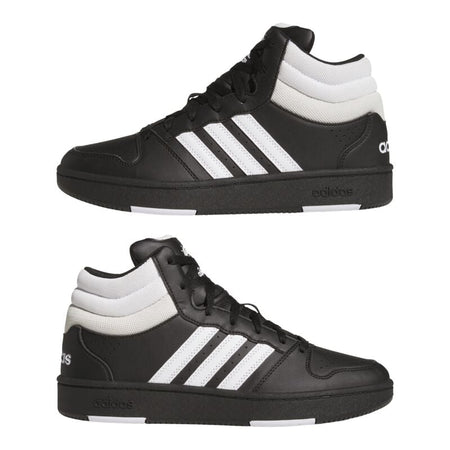 Baskets hautes  de Adidas - HOOPS MID CLASSIC - EU411/3 à EU46 - pour Unisexe - noir - Adidas