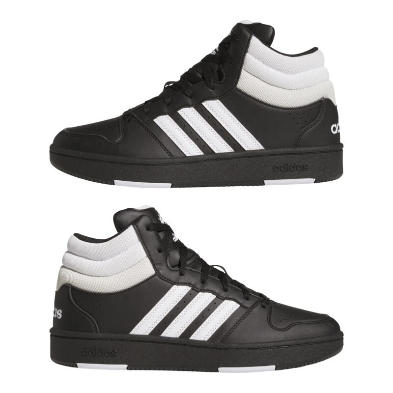 Baskets hautes  de Adidas - HOOPS MID CLASSIC - EU411/3 à EU46 - pour Unisexe - noir - Adidas